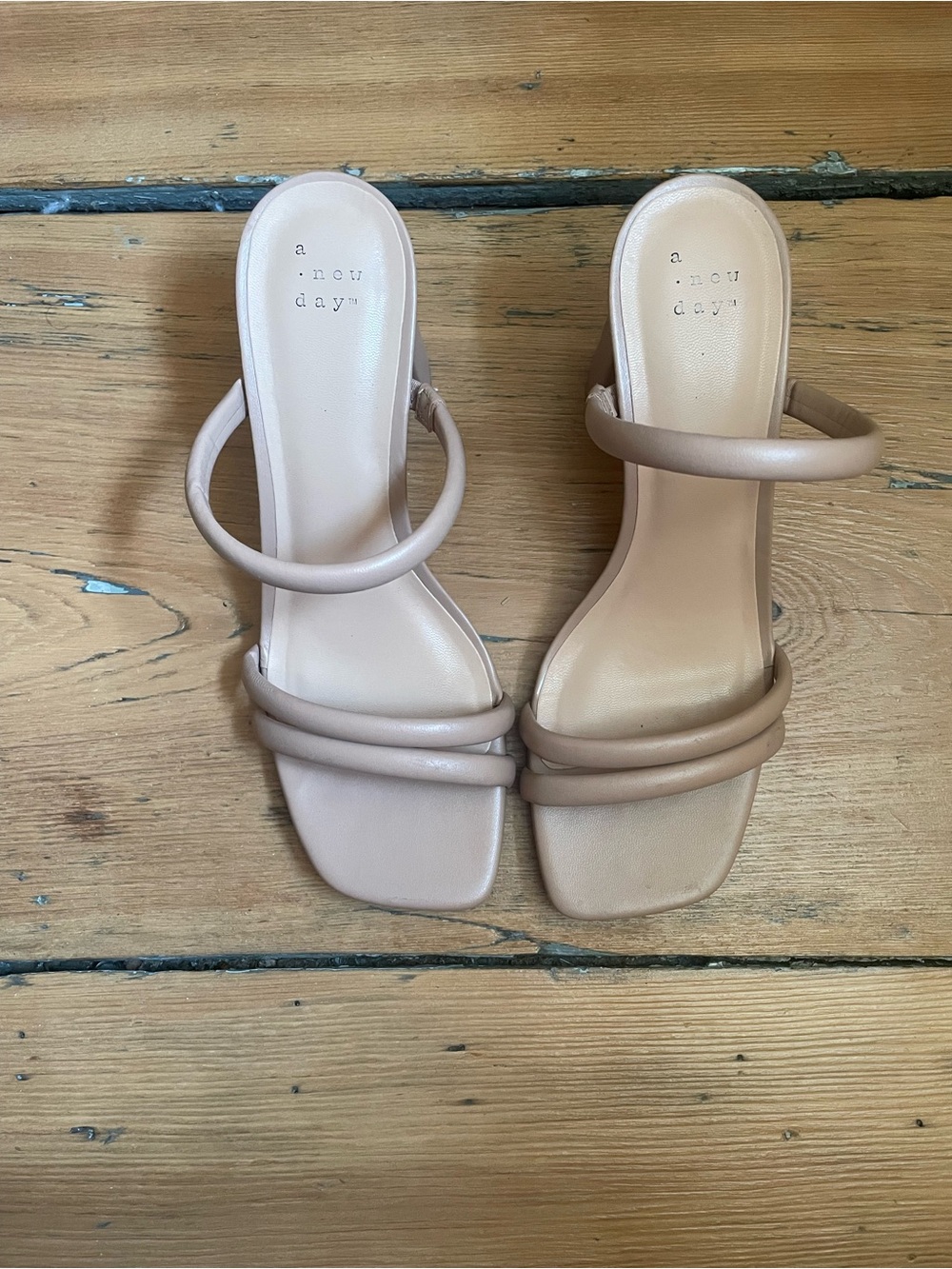 Strappy block heel sandals